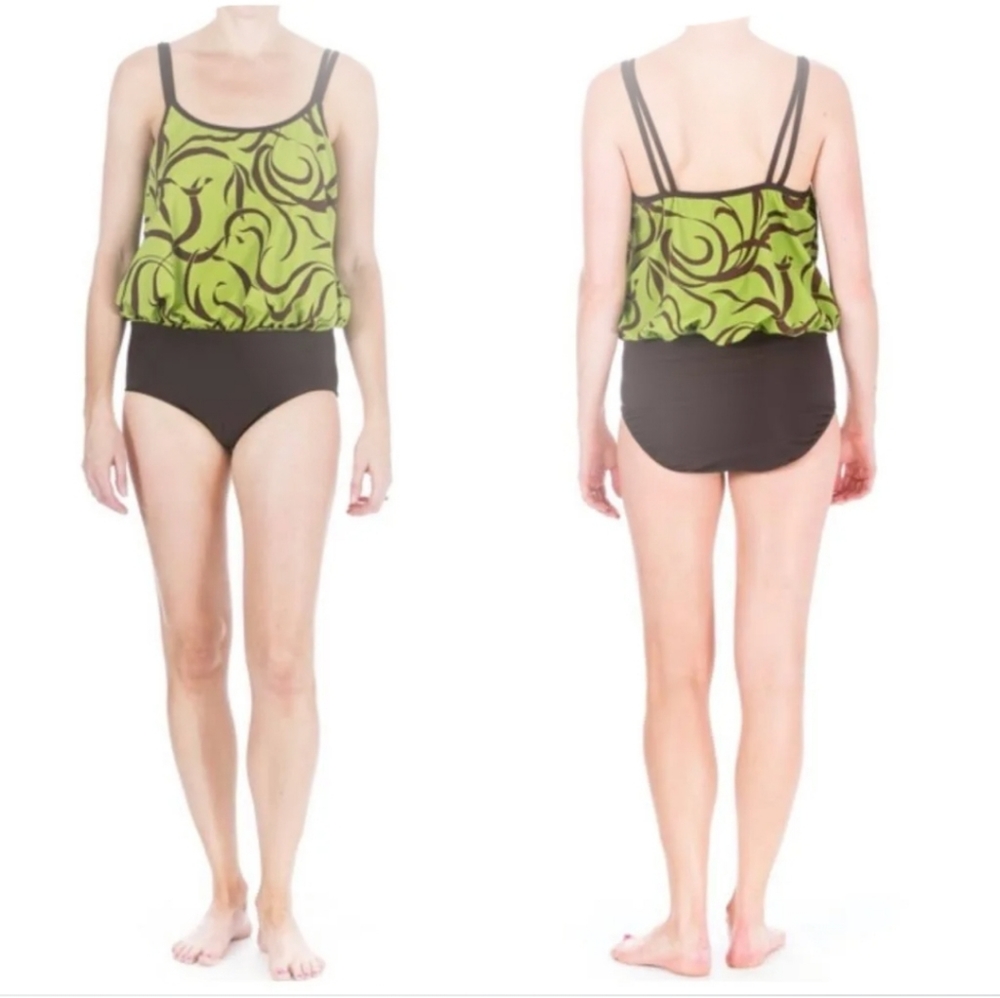 💦MAINSTREAM Full Coverage Blouson One Piece Swimsuit